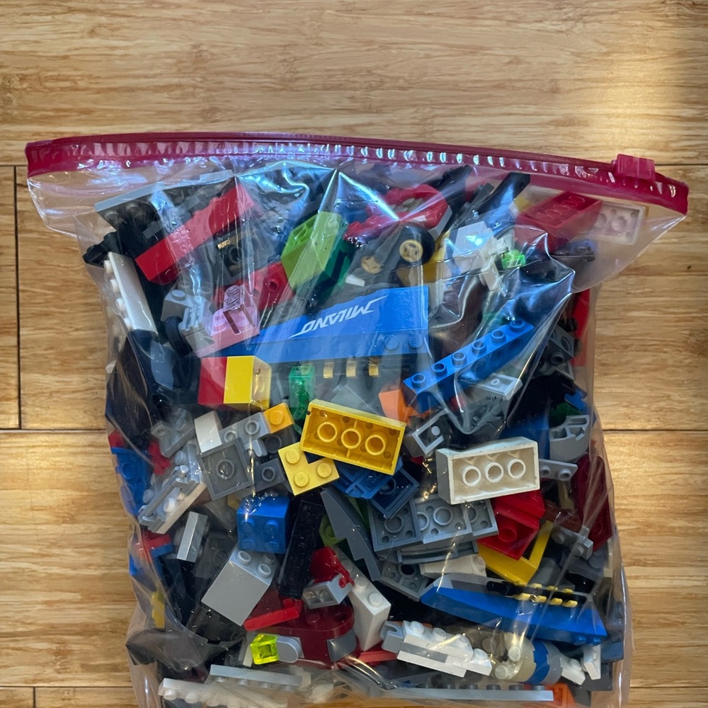 Lego Assorted Colorful Bricks in Gallon Bag